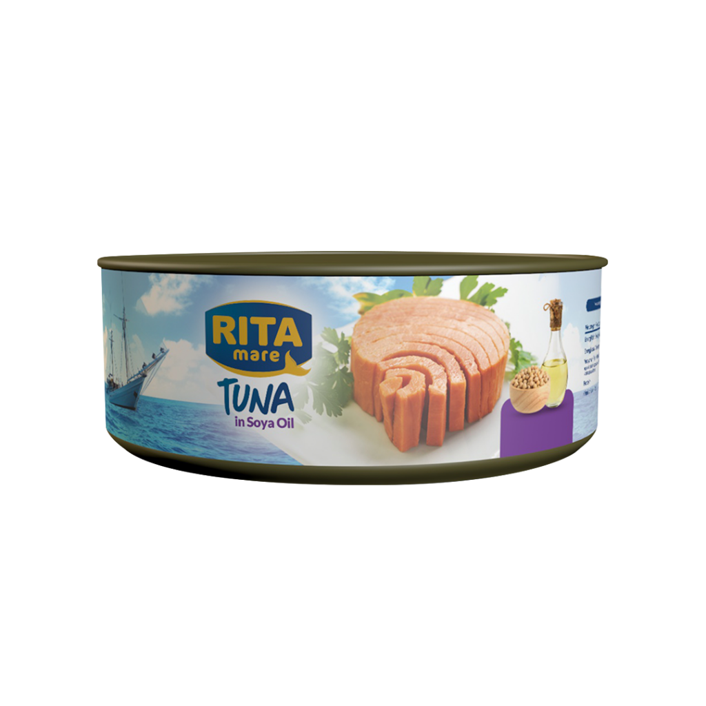 Tuna skipjack në vaj soje 48/160gr