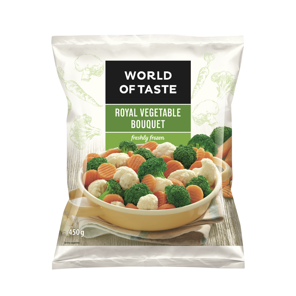 Iglotex Royal përzierje perimesh 14/450gr