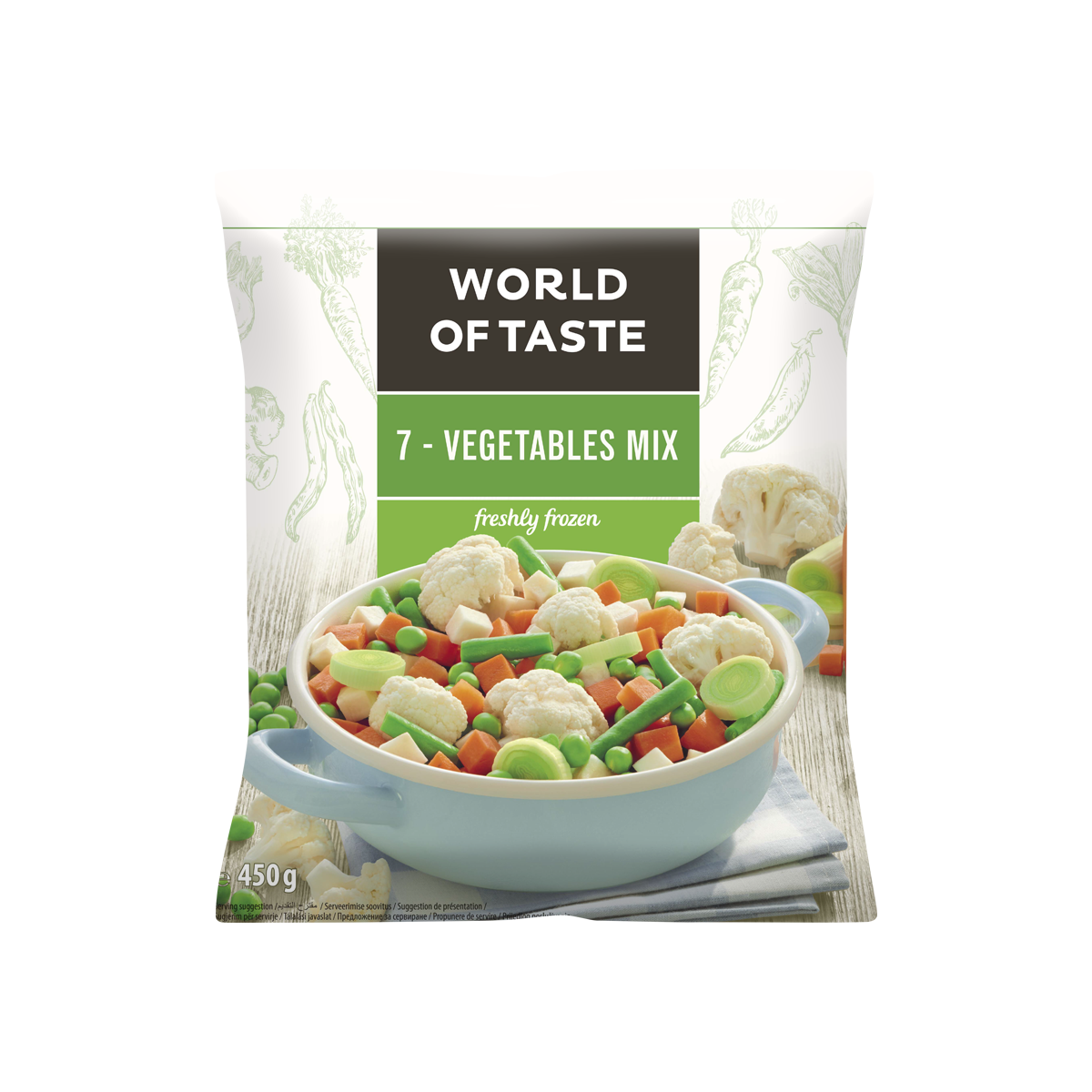 Iglotex 7 Përzierje perimesh 14/450gr