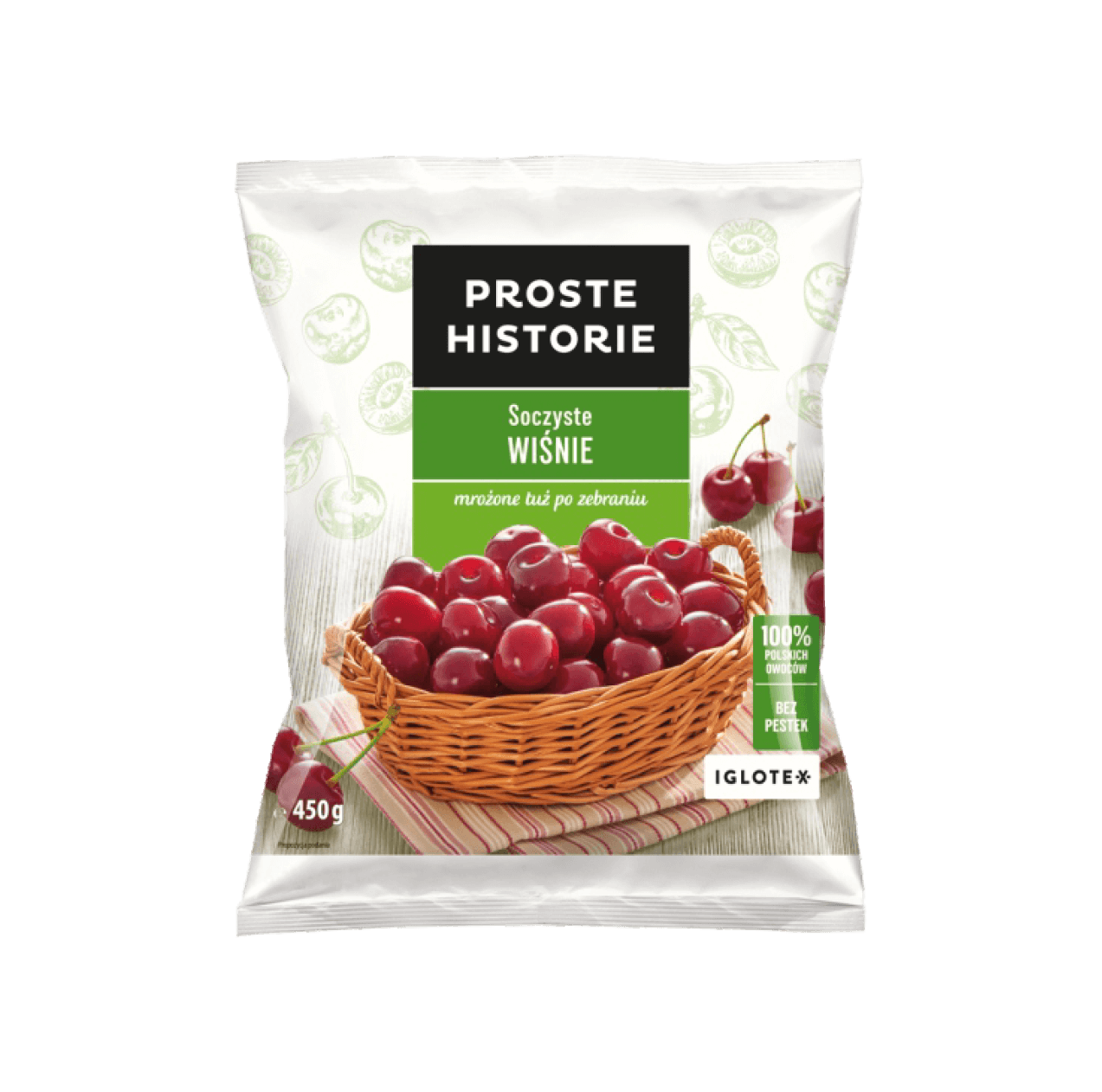 Iglotex Qershia pa bërthamë 14/450gr (003)