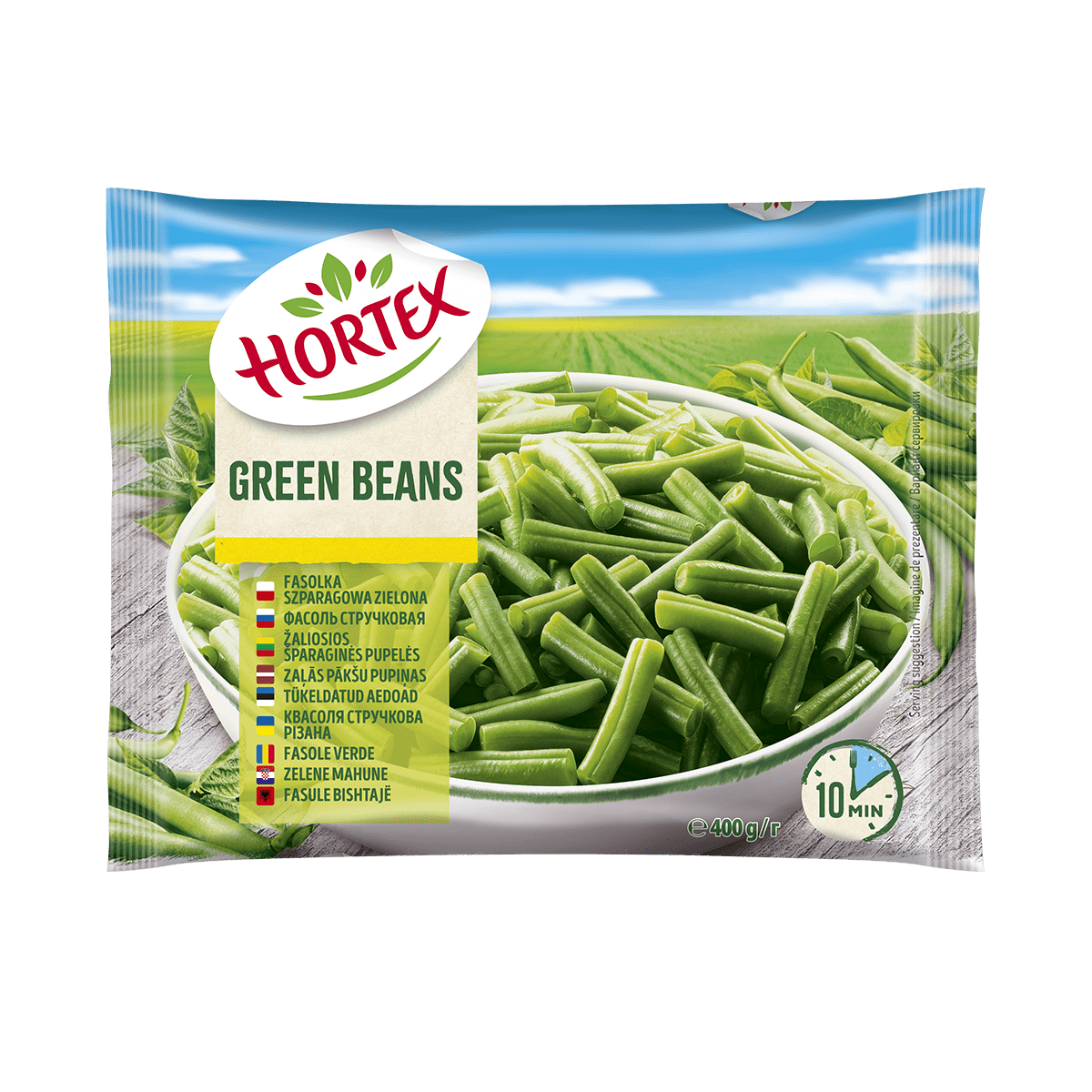 Hortex Bishtaja të gjelbërta 14/400g (866)