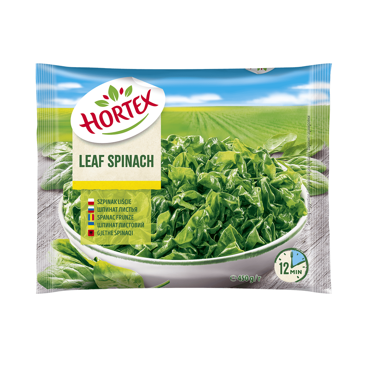 Hortex Gjethe Spinaqi 14/450gr (560)