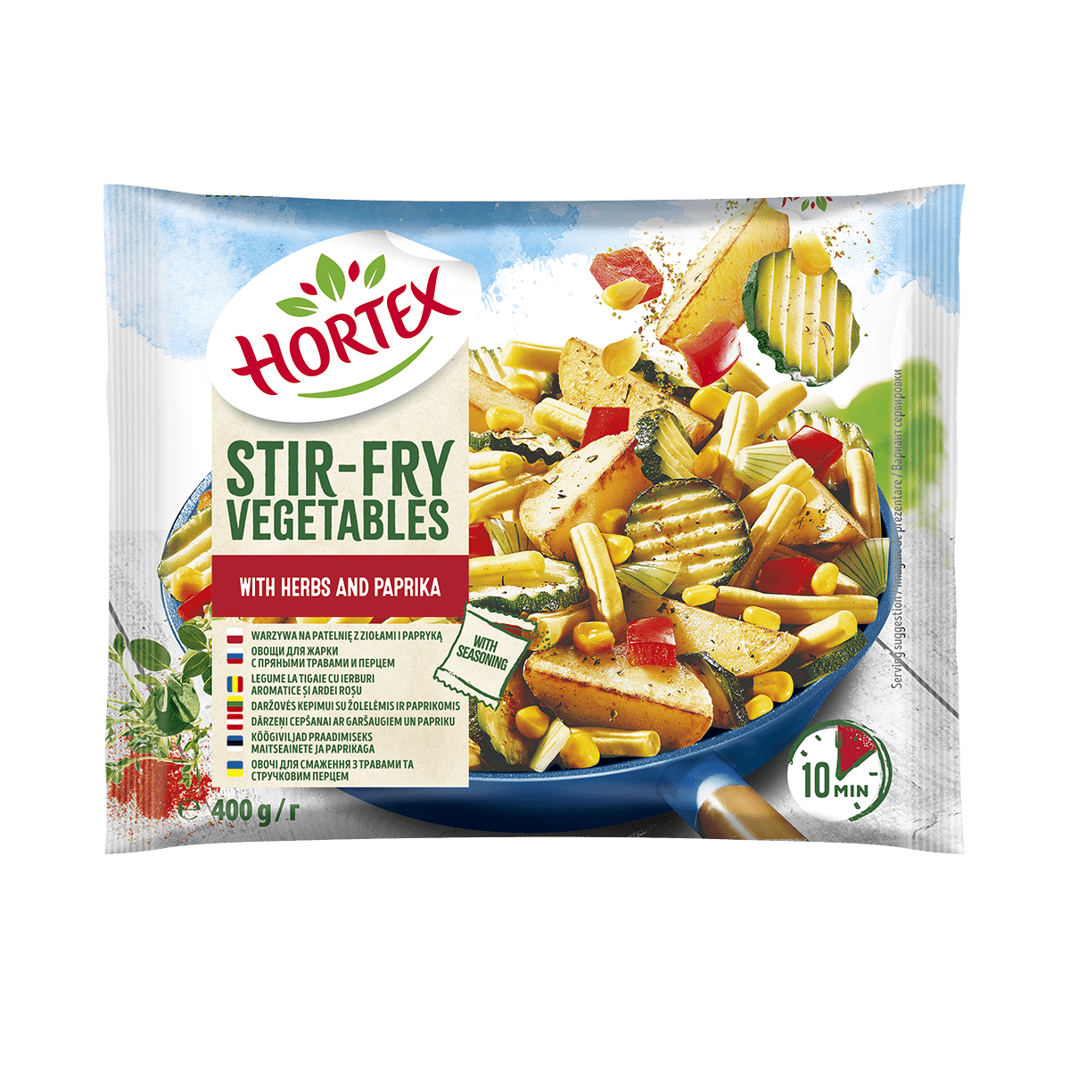 Hortex Perime të fërguara herbs/piper 14/400 (876)