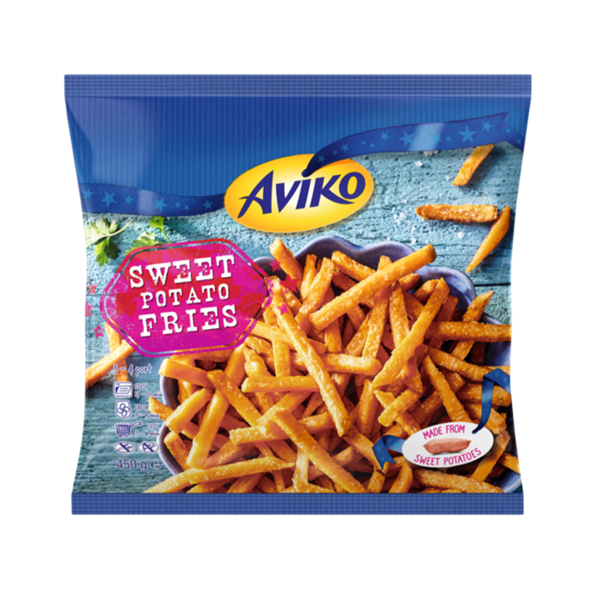 Aviko Sweet Potato 8/450gr