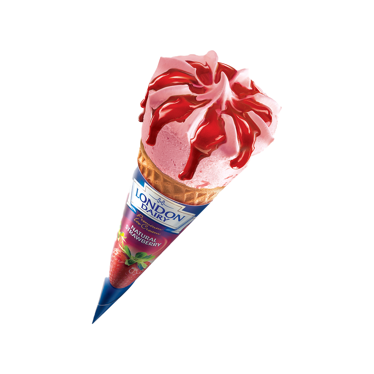 LD Natural strawberries-cones 12/120ml