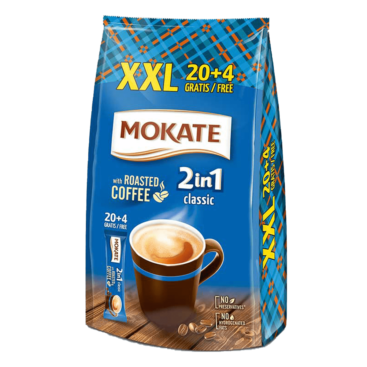 Mokate 2në1 në qese (20+4gratis) 6/336gr