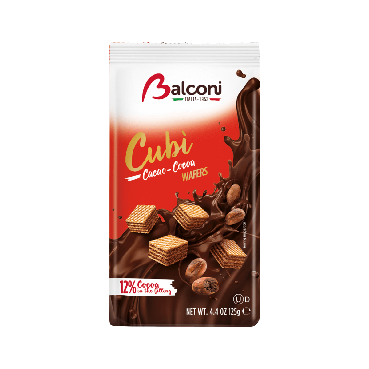 Balconi Wafers Kubi Kakao 10/250gr
