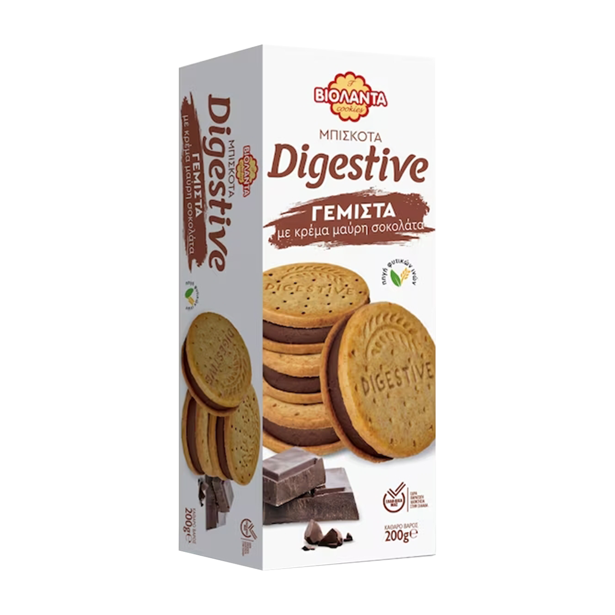 Biskota Digestive me çoko të zezë 12/200gr