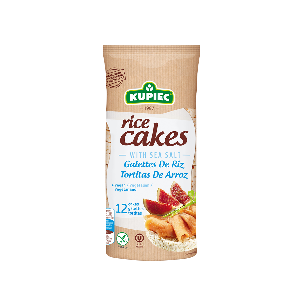 Kupiec - biskota orizi me kripë deti 16/120gr