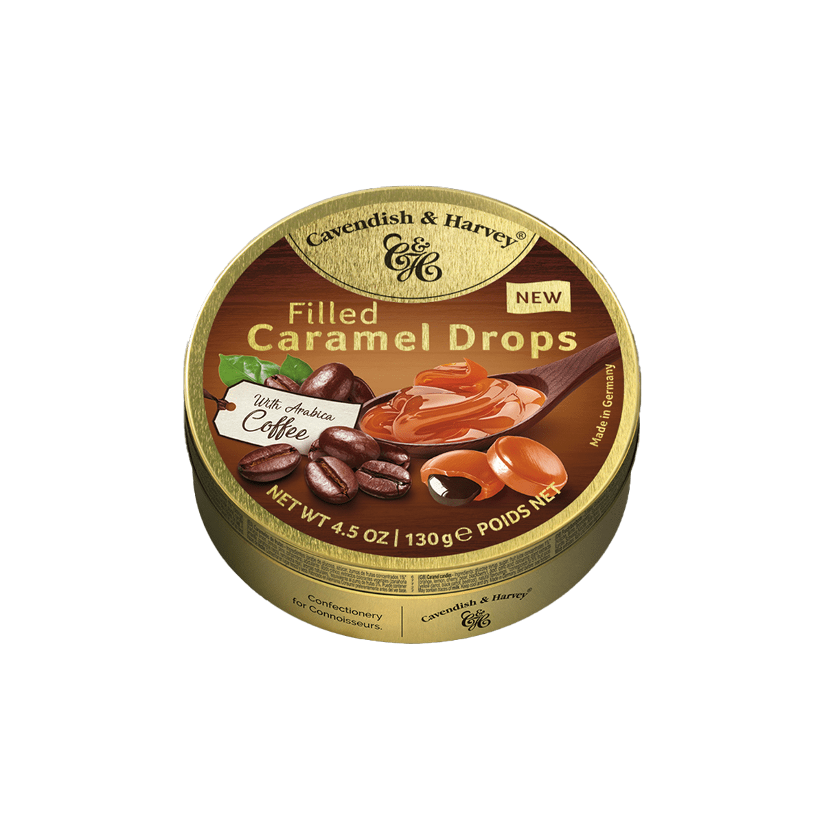 Caramel Drops filled with Coffee - C&H 11/130gr