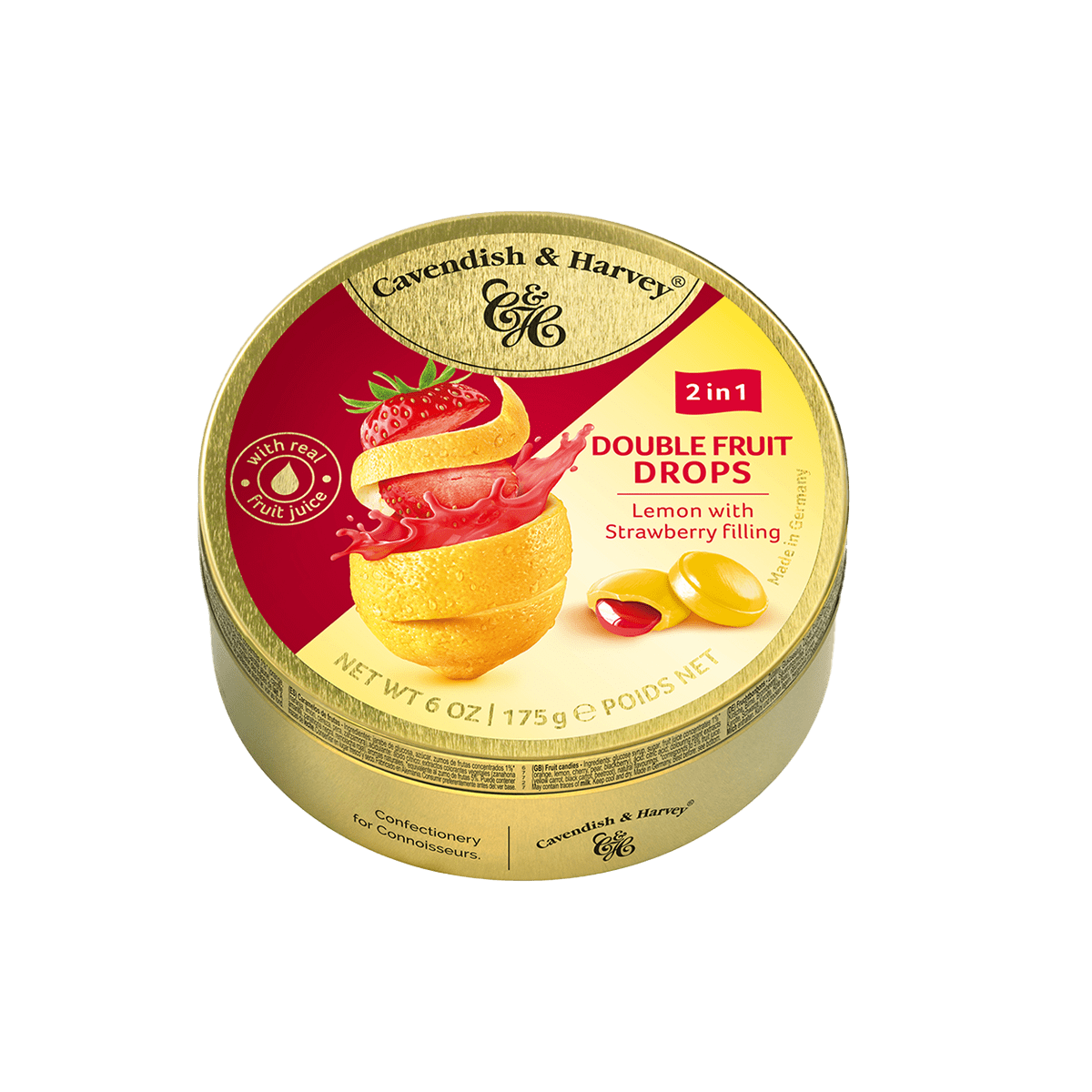 Duo Fruit Lemon Strawberry - C&H 9/175gr