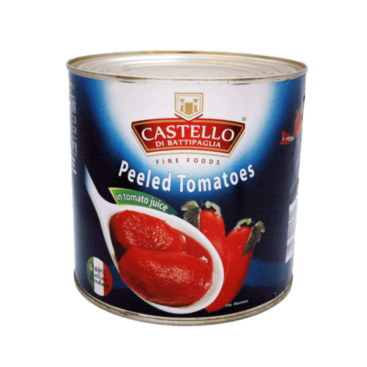 Domate të qëruara në lëng domatesh 6/2,5kg