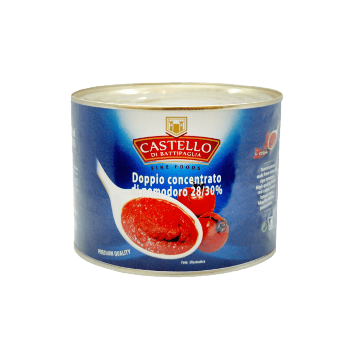 Domate dyfish e koncentruar 28/30%, 6/2,2kg