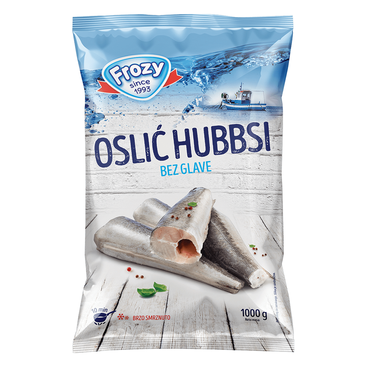 Merluc Argjentine pa kokë 6/1kg