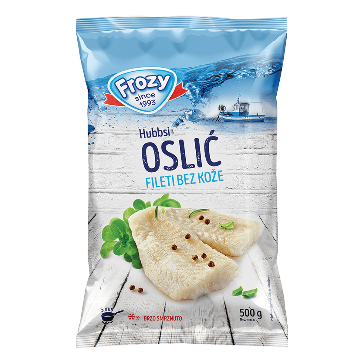 Merluc Fileto pa lëkurë 11/500gr