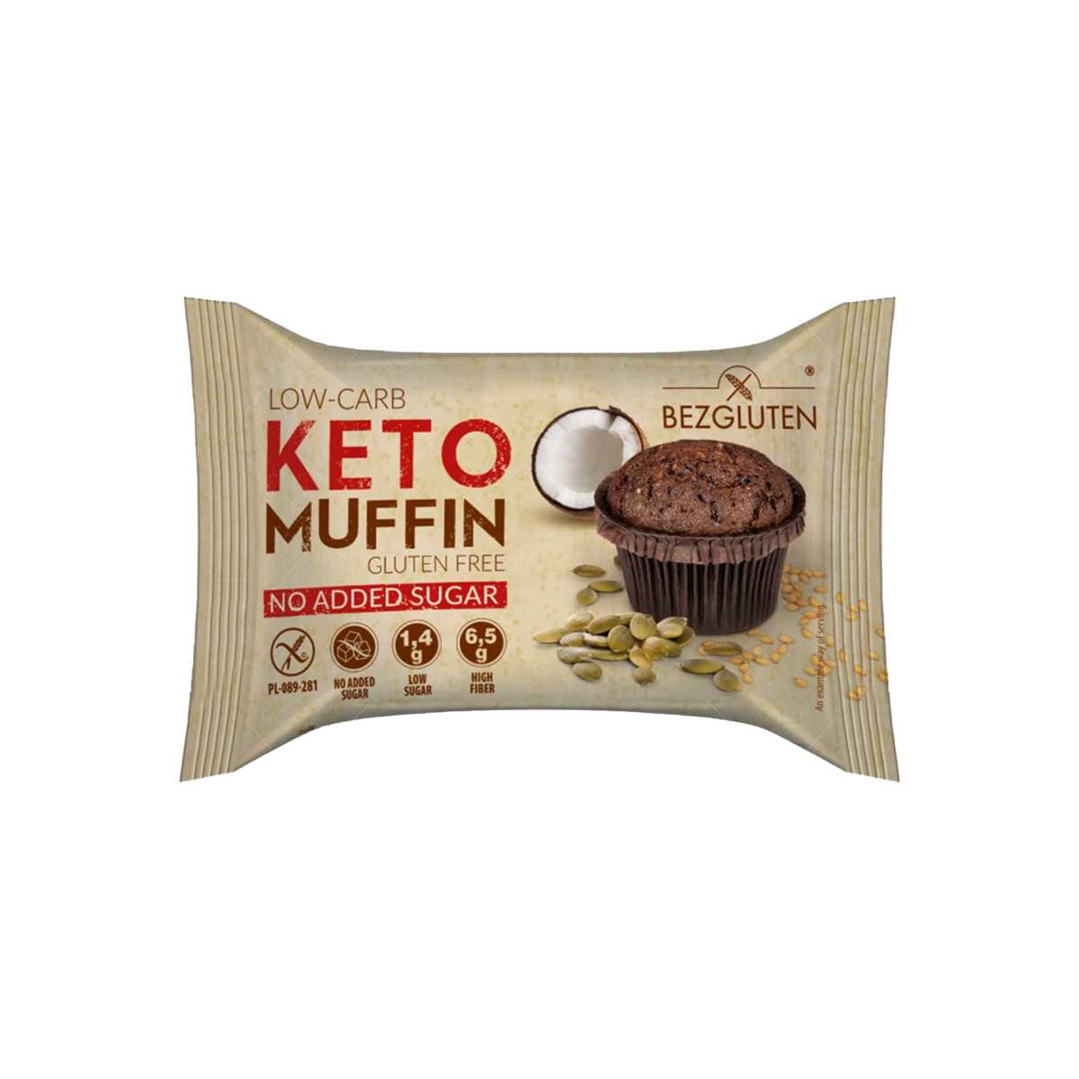 Keto Muffin pa gluten 20/55gr