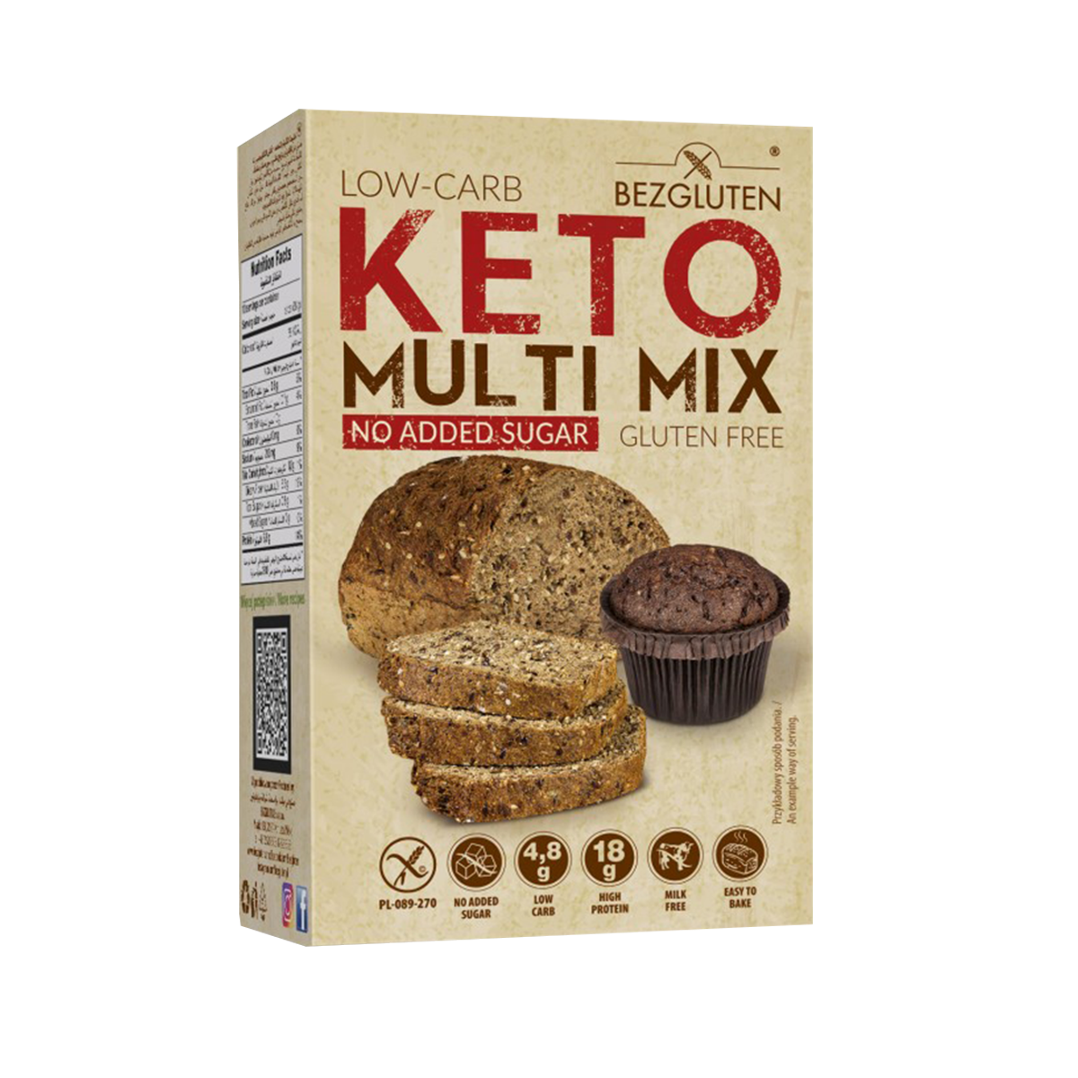 Keto Multimix pa gluten 13/250gr