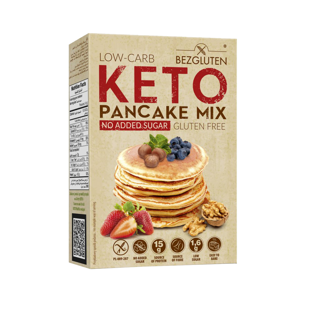 Keto Pancake mix pa gluten 10/150gr