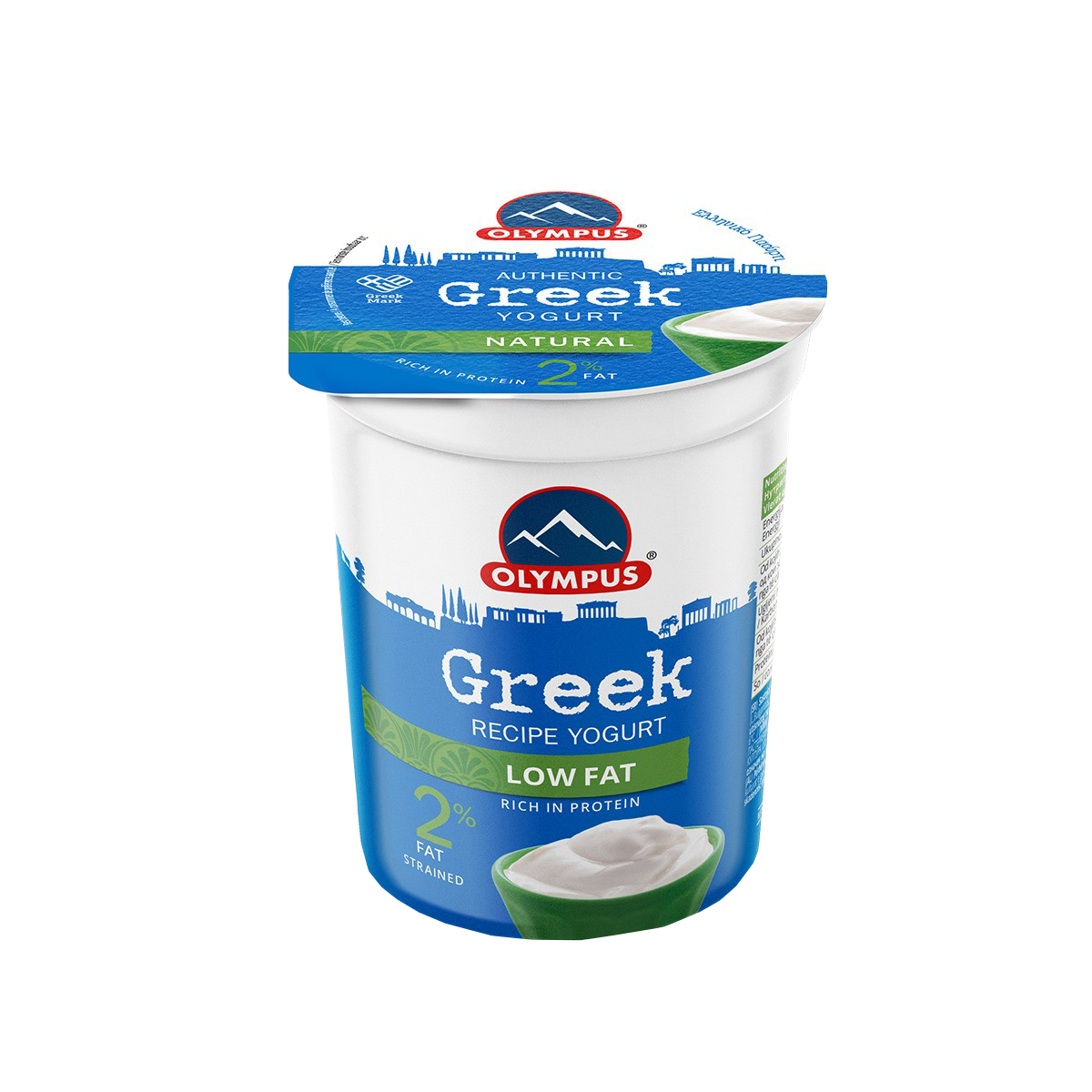 Olympus Jogurt Grek 2% Yndyrë 12/350gr