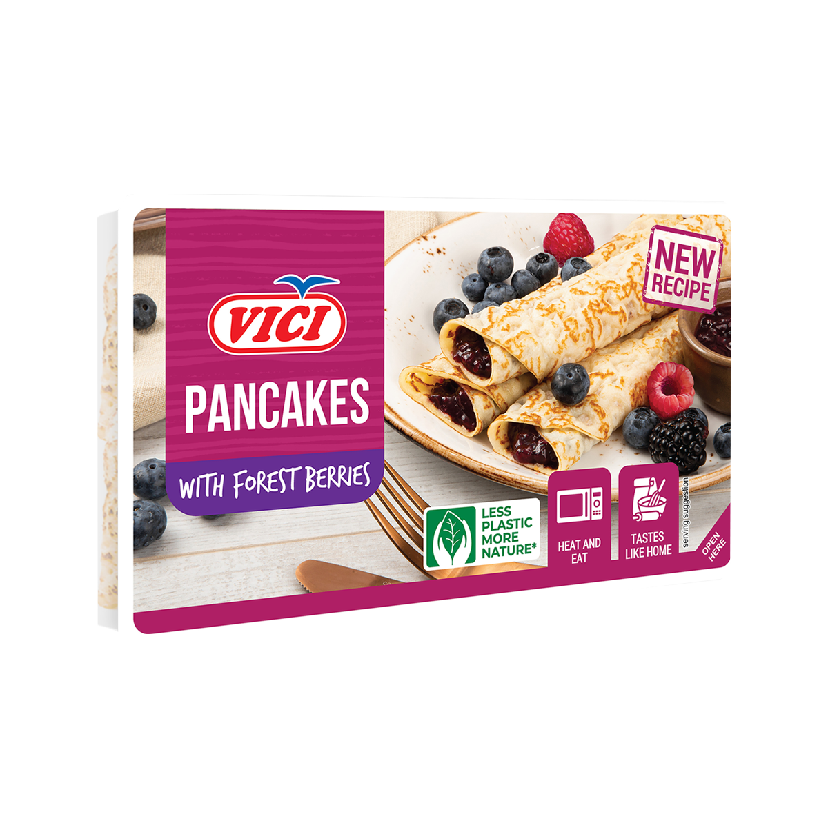 Krepa të mbushura me fruta pylli 15/280gr
