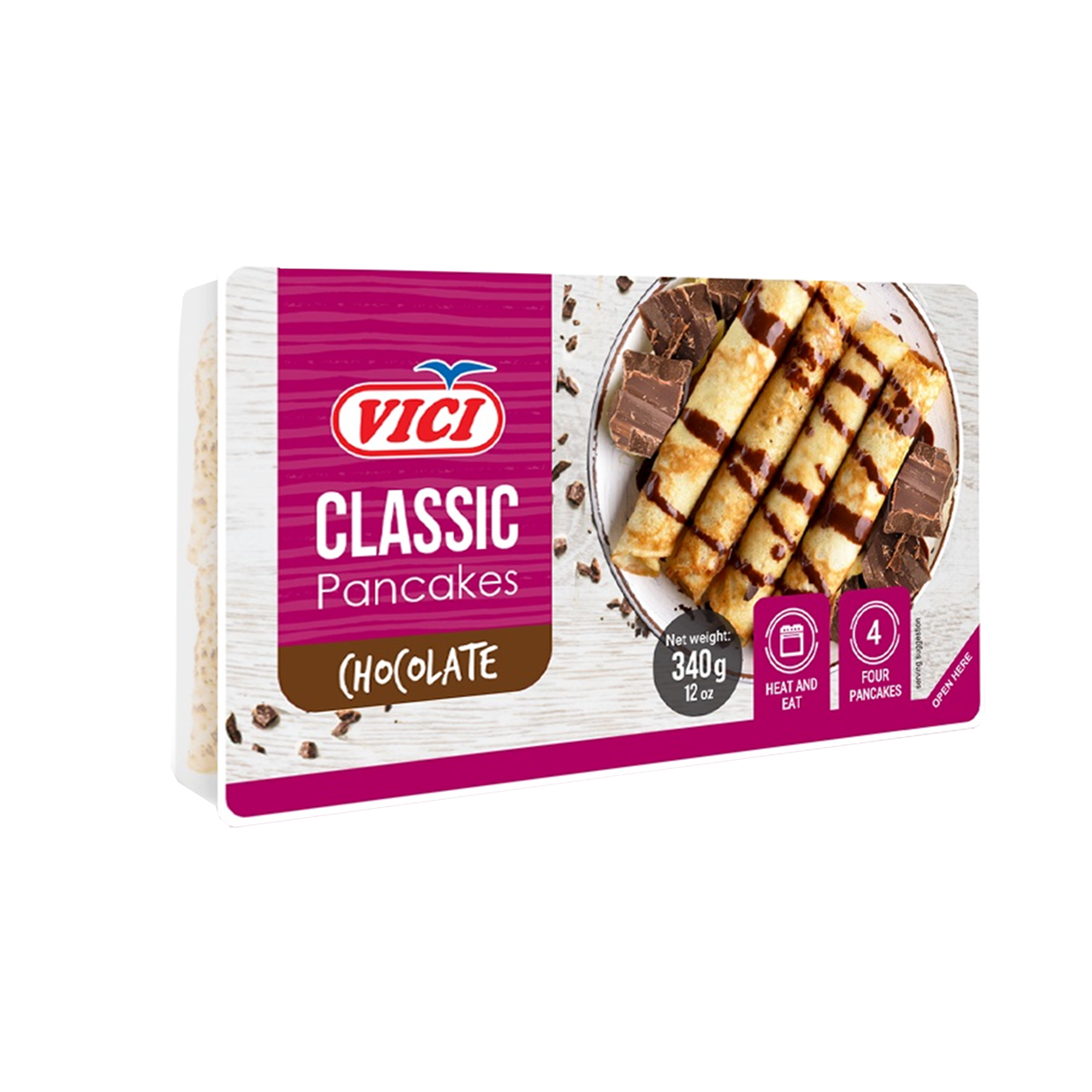 Krepa të mbushura me çokollatë 15/340gr