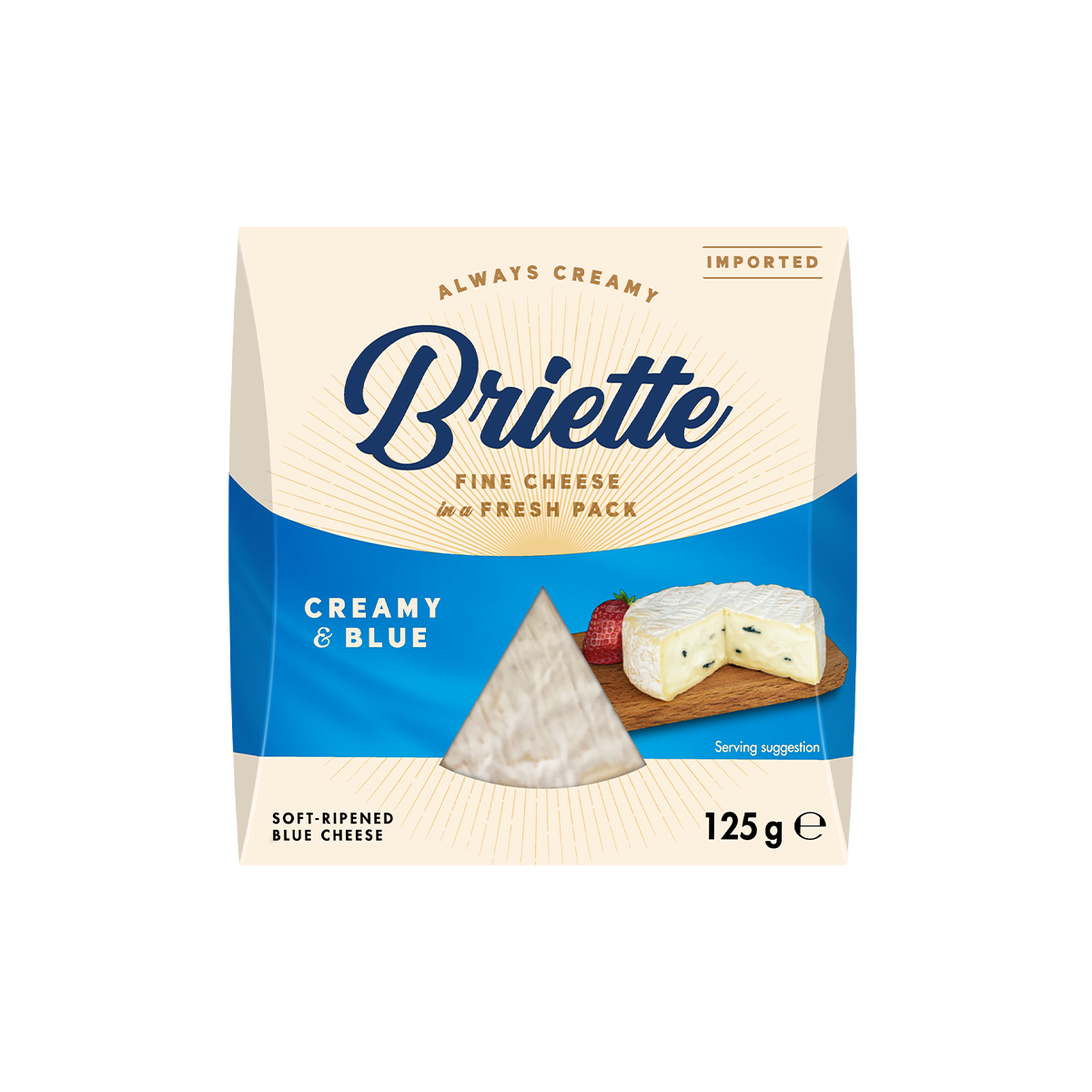 Briette Creamy & Blue 10/125gr