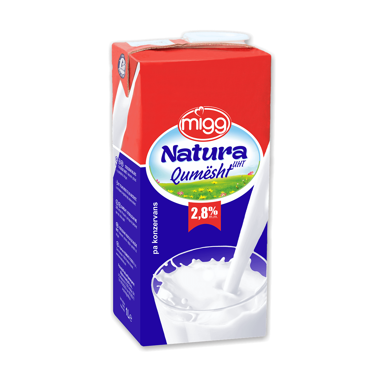 Natura Qumësht 2.8% 12/1L