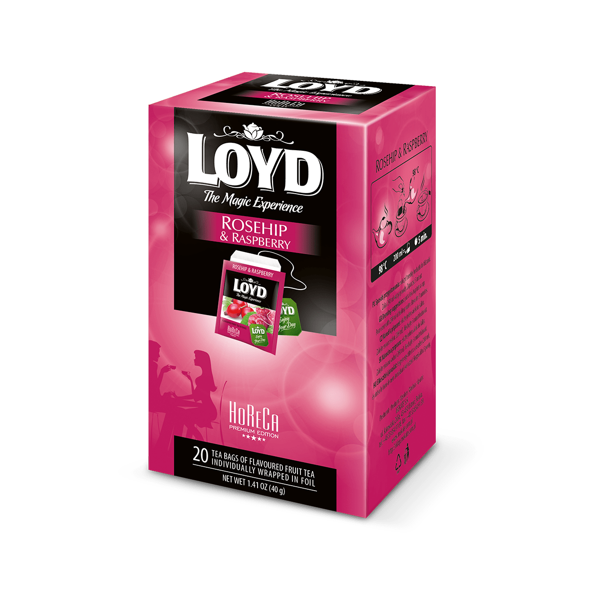 LOYD Premium Rosehip & Raspberry 4/40gr