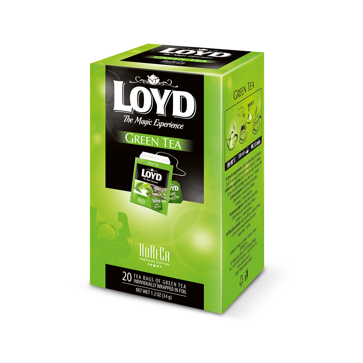 LOYD Premium Green Tea 4/34gr