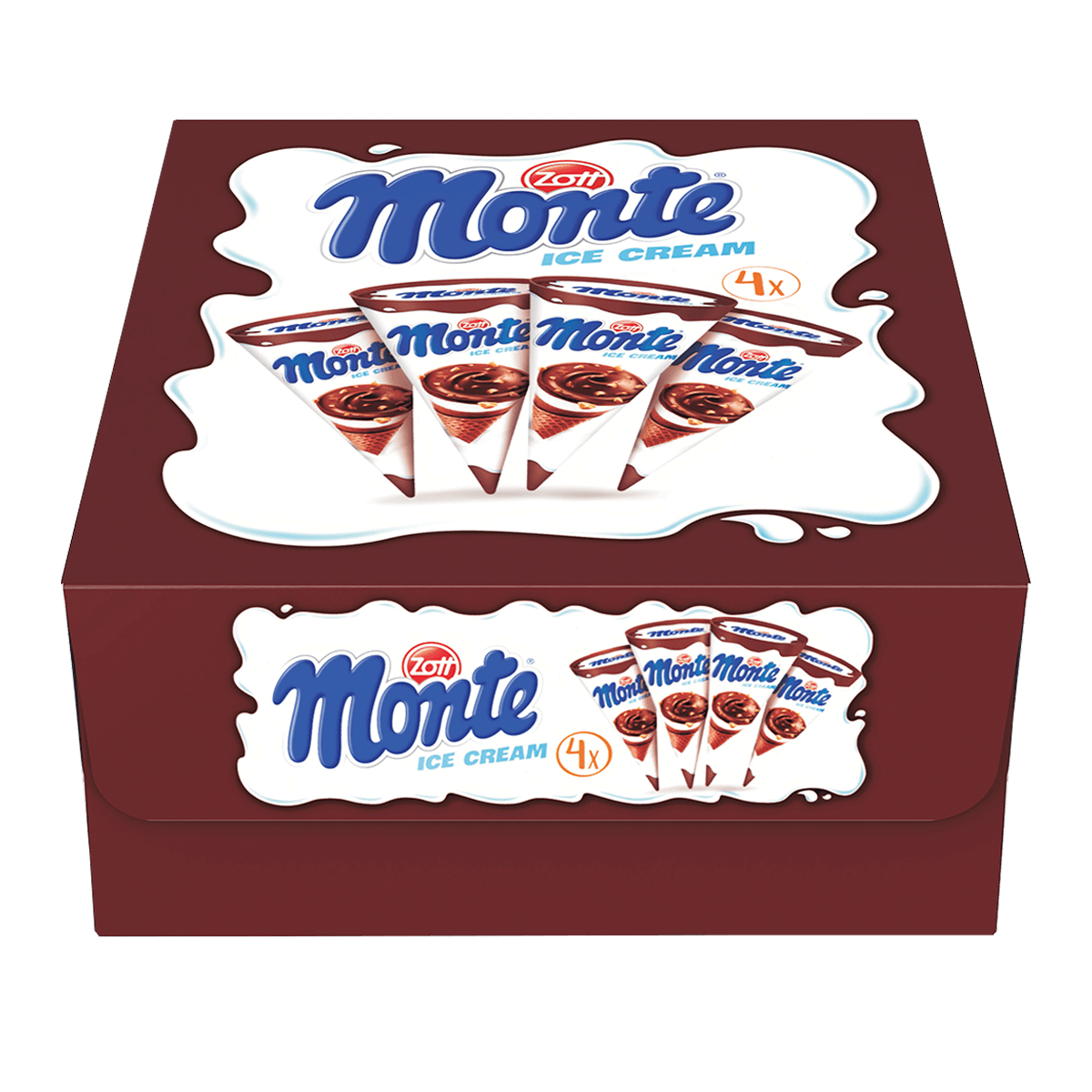 Zott Monte IC Cone Multipack 6/4x120ml