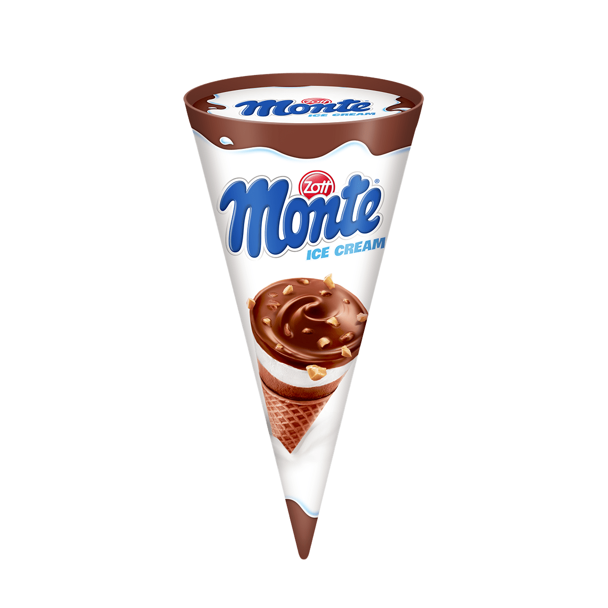 Zott Monte Ice Cream Cone 24/120ml