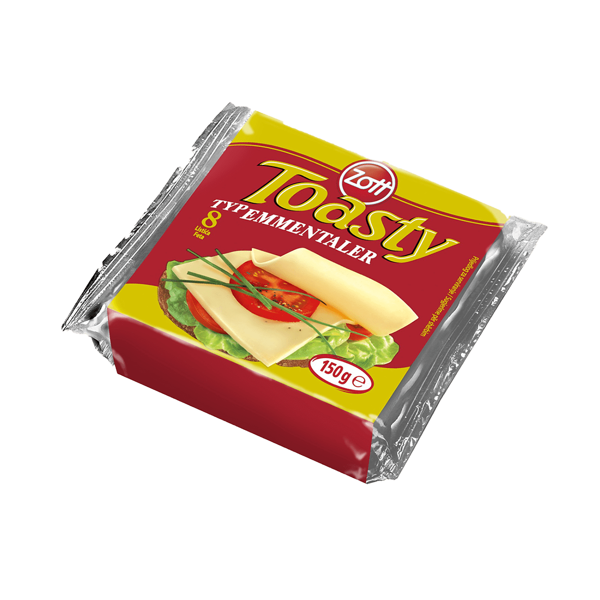Zott Toasty Emmental 10/150gr
