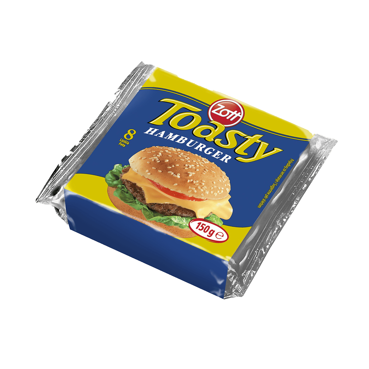 Zott Toasty Hamburger 10/150gr