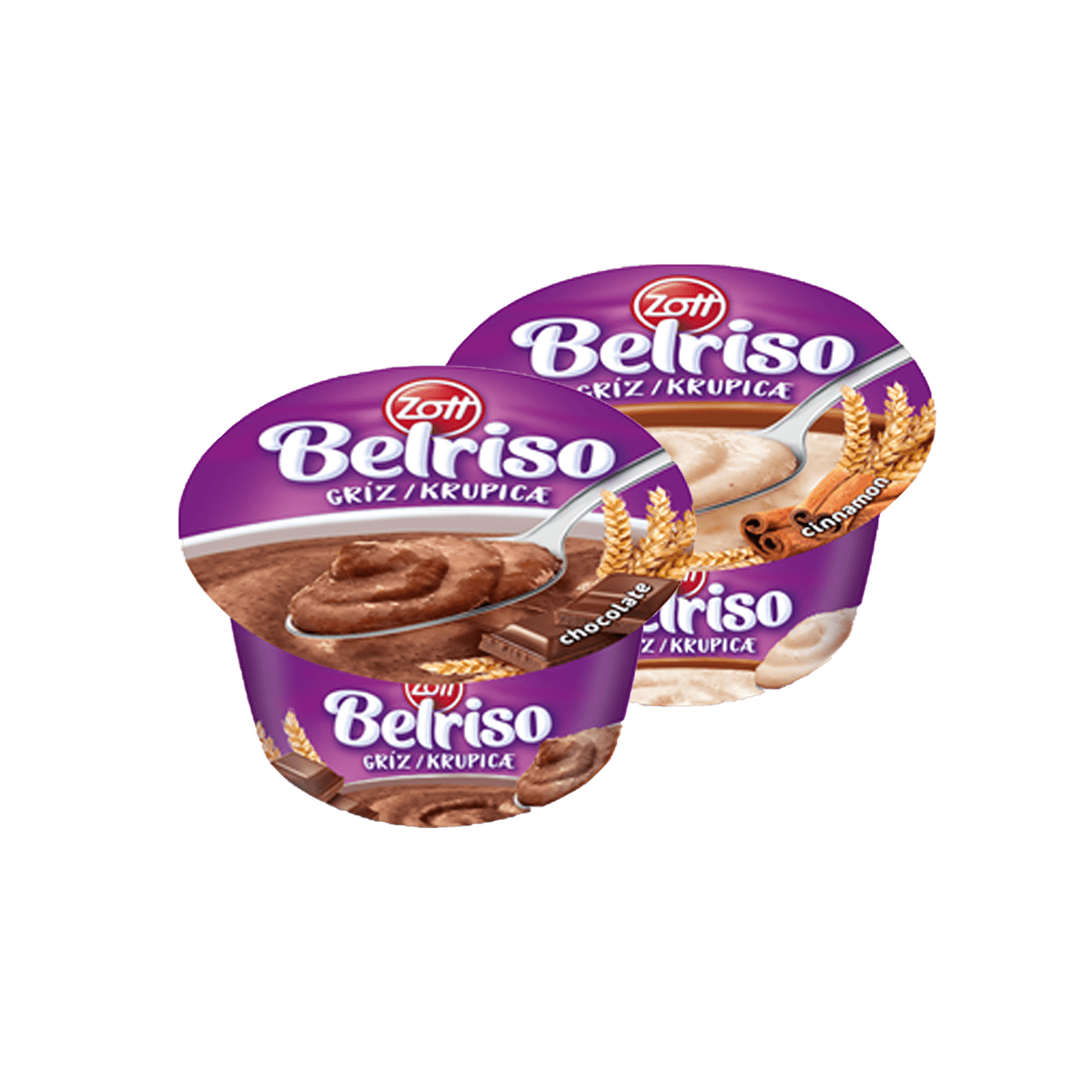 Zott Belriso Griz Çokollatë/Kanellë 12/130gr