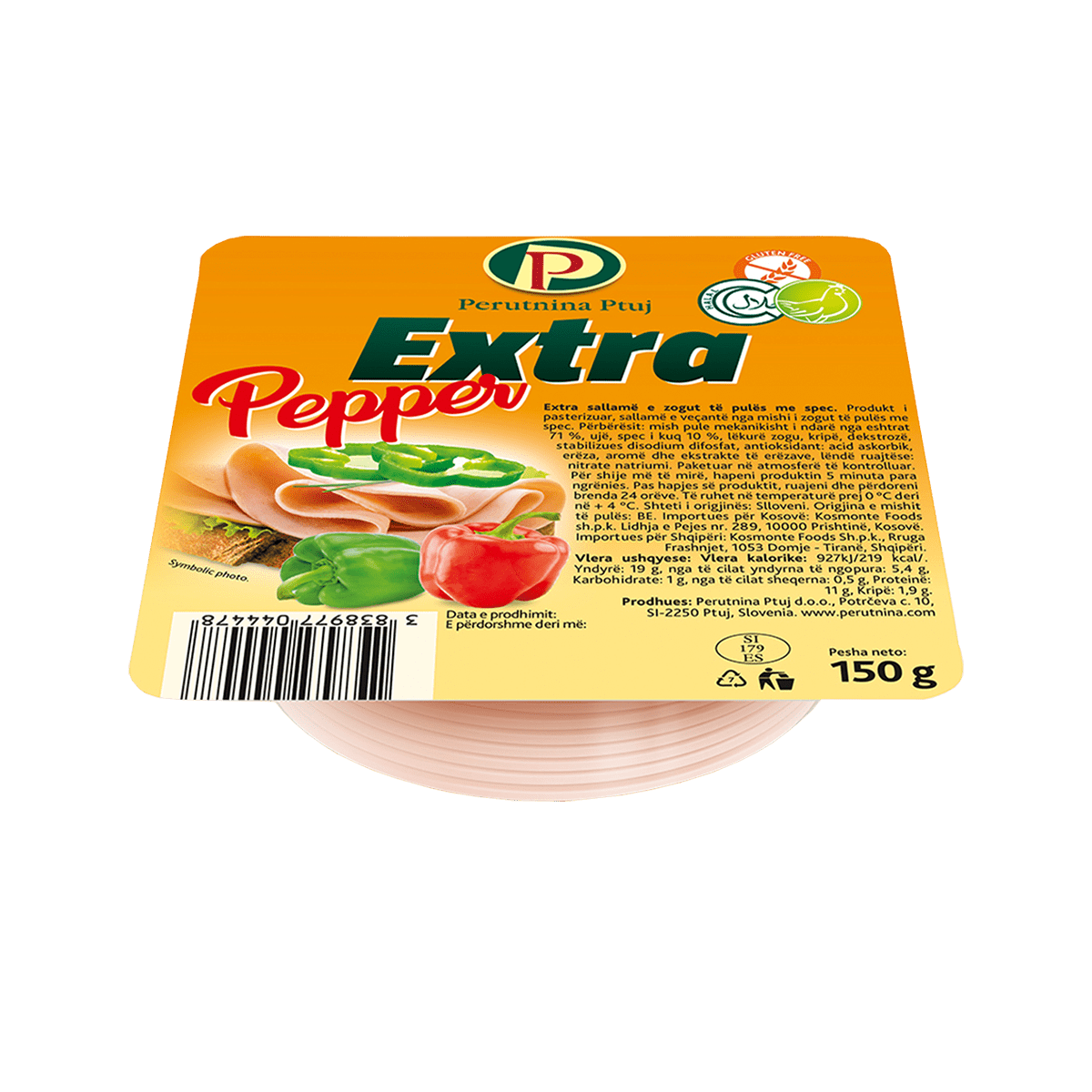 Extra Sallamë me spec rriska 10/150gr