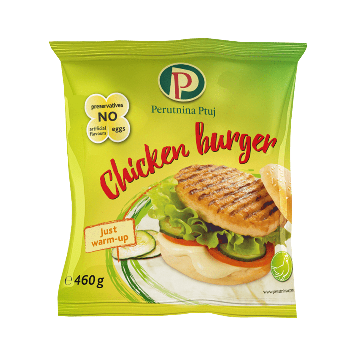 Perutnina Chicken burger 14/460gr