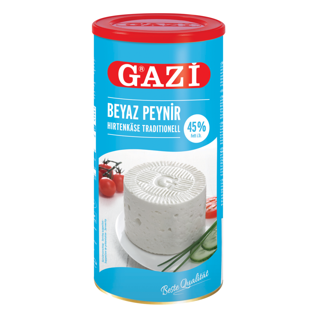 Gazi Djath në kanaçe 45% ynd. 6/800gr