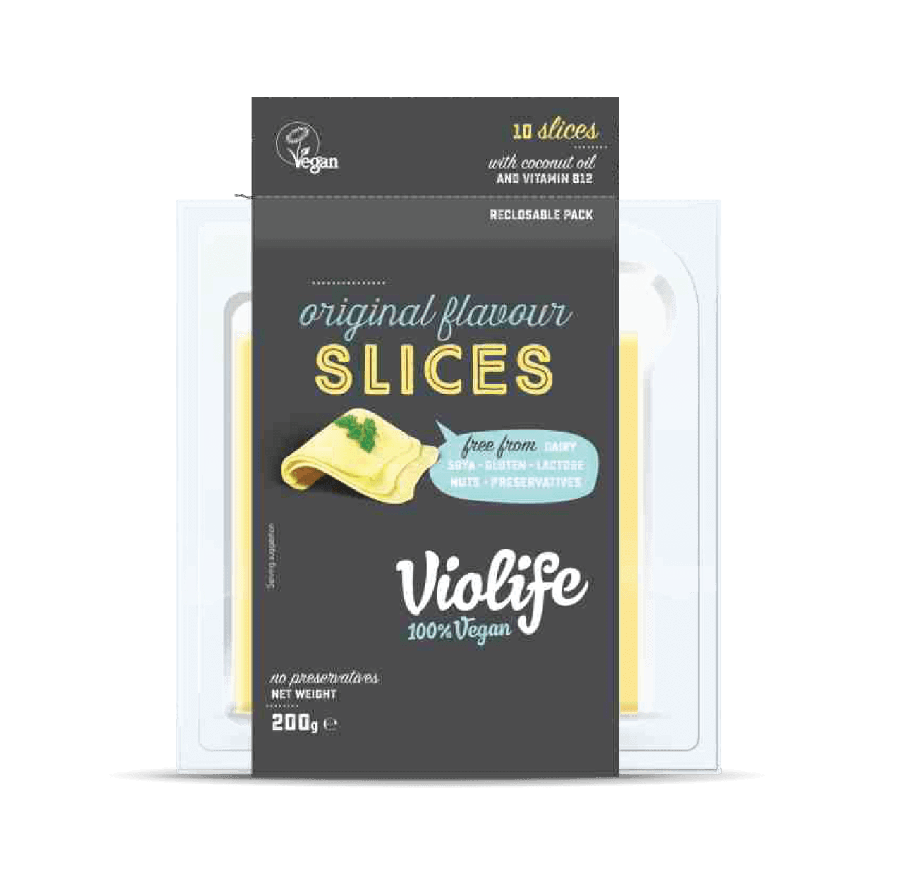 Violife slices original flavour 12/200gr