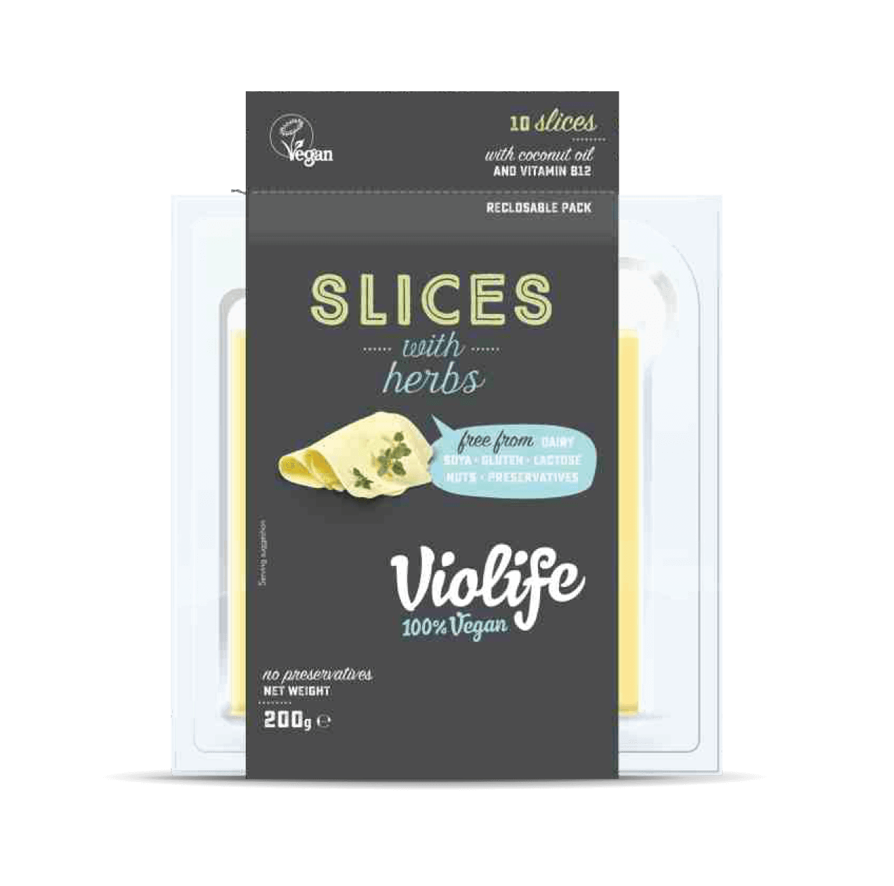 Violife Slices with herbs 12/200gr