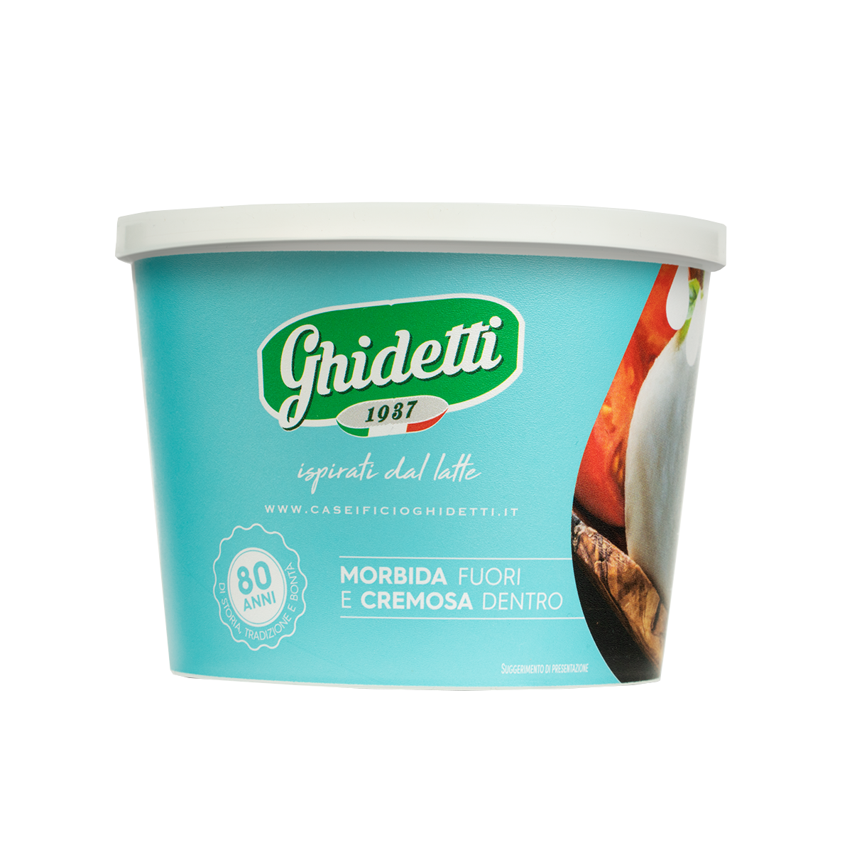 Ghdietti Djathë i freskët burrata 12/125gr