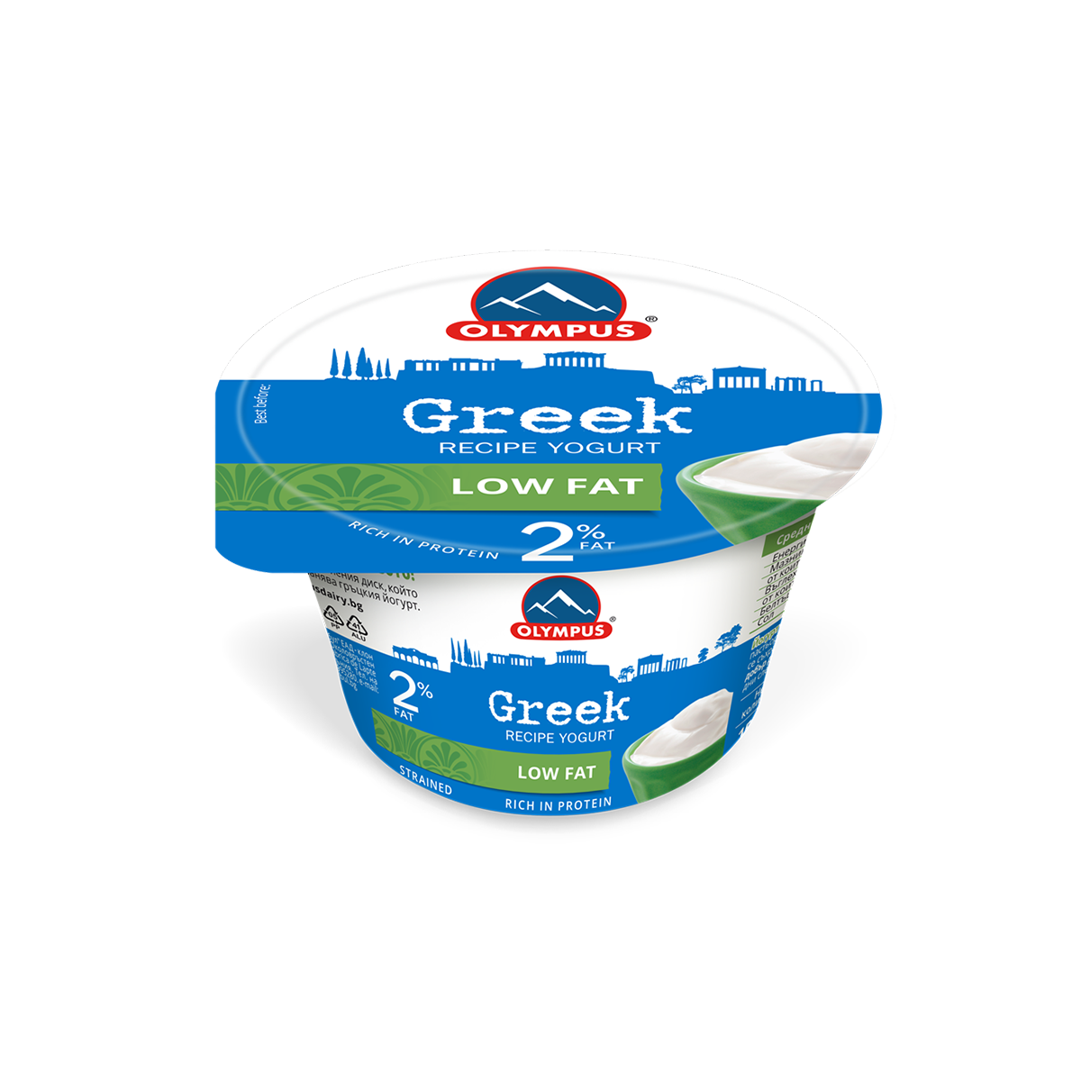Olympus Jogurt Grek 2% Yndyrë 12/150gr